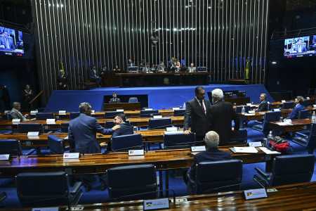 O plenário do Senado