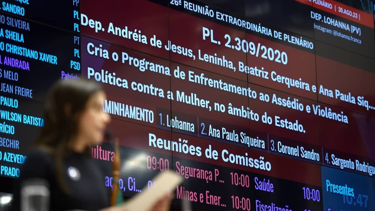 Plano para barrar violência política contra mulheres tem votação final na ALMG em meio à disputa entre esquerda e direita