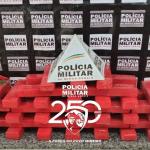 PM apreende 50 barras de maconha deixadas em malas em Tocantins (MG)