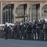 PM monitora Esplanada dos Ministérios durante manifestação convocada por Nikolas