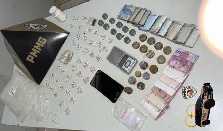 Drogas apreendidas em operação da polícia Militar no Norte de Minas