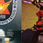 Suspeitos de assaltar mulher são presos em flagrante na região Leste de BH; moto falhou durante a fuga