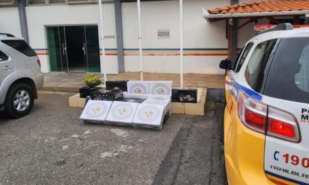 PMR 80 mil mercadorias suspeitas barbacena - divulgação PMR