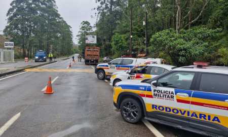 Fiscalização da PMR nas rodovias da Zona da Mata e Campo das Vertentes