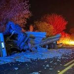 Batida entre caminhões deixa três mortos e um ferido na MG-401, no Norte de Minas