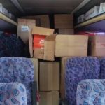 Polícia Militar Rodoviária apreende 3 mil pares de tênis contrabandeados em Buenópolis, em MG