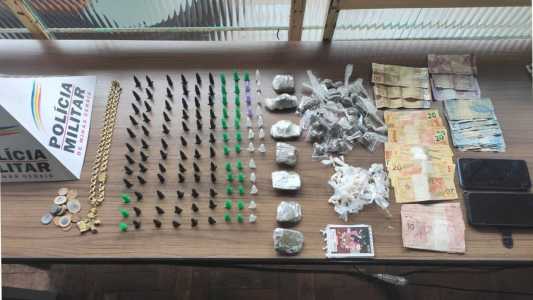 Polícia apreendeu grande quantidade de entorpecentes