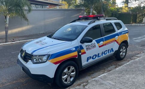Foto mostra viatura da Polícia Militar de Minas Gerais