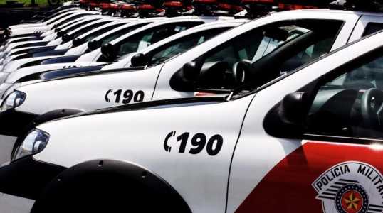 Viaturas da Polícia Militar de São Paulo
