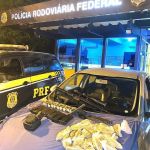 Motorista é preso com granadas, fuzis e munições após perseguição em rodovia