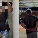 Vídeo: foragido da Justiça por não pagar pensão é encontrado escondido em laje de casa