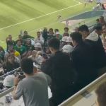 Torcedores do Palmeiras invadem tribuna do Allianz e acusam jornalistas, que negam racismo