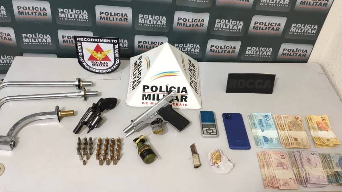 Homem é preso com diversas armas e granada em Governador Valadares