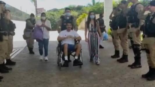 Policial militar tem alta em Contagem