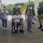 Vídeo: cabo da PM espancado em boate de Contagem recebe alta e homenagens da corporação