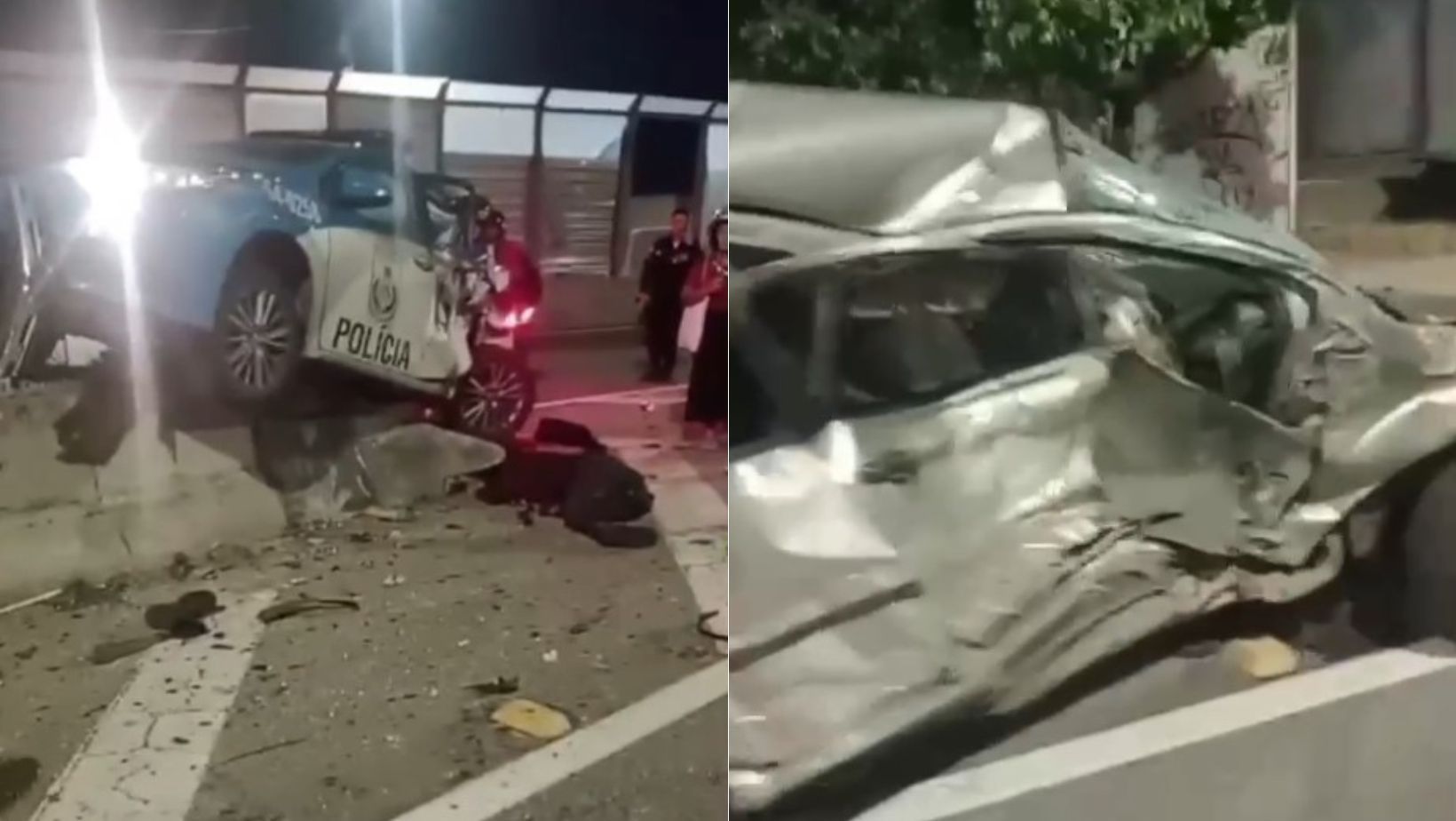 Policial morre após ser atropelada por carro que bateu em viatura no RJ; veja vídeo