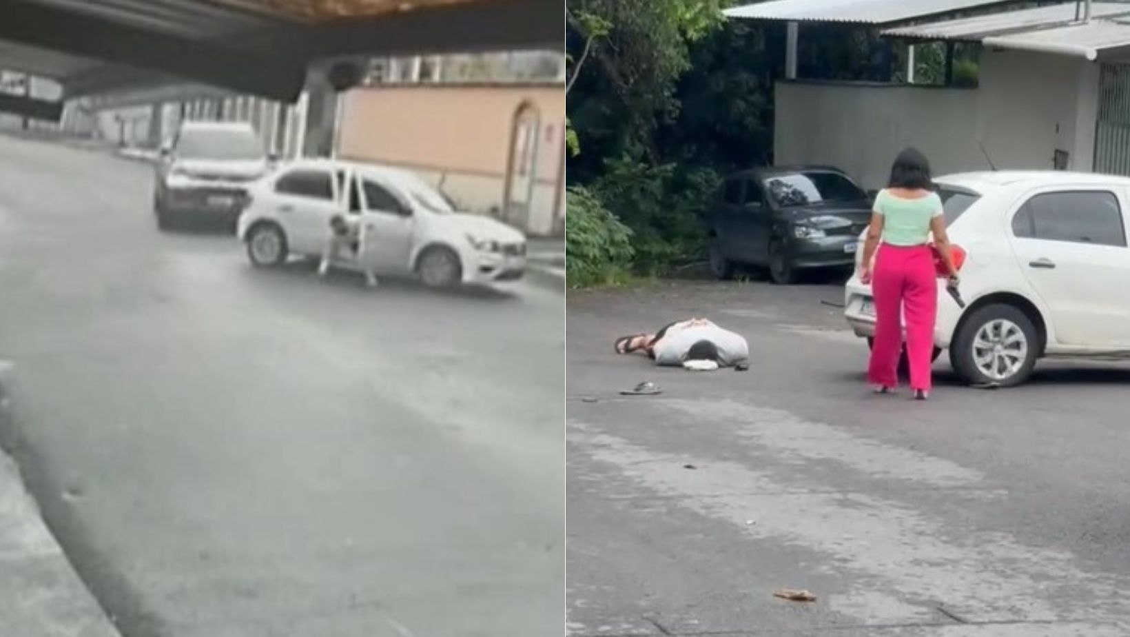 Policial reage a assalto, persegue suspeitos e prende um em Manaus; veja vídeo