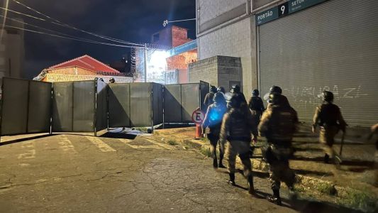 Policiamento foi reforçado no Independência para o jogo entre Grêmio e Cruzeiro