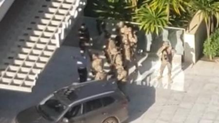 Policias Militares se deslocaram até o local e prenderam um suspeito