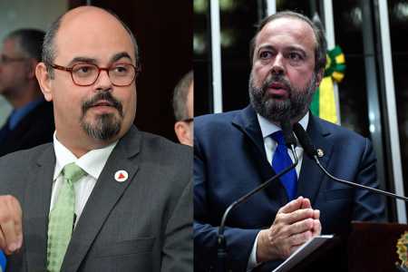 Mateus Simões (PSD), vice-governador de Minas Gerais, e Alexandre Silveira (PSD), ministro de Minas e Energia