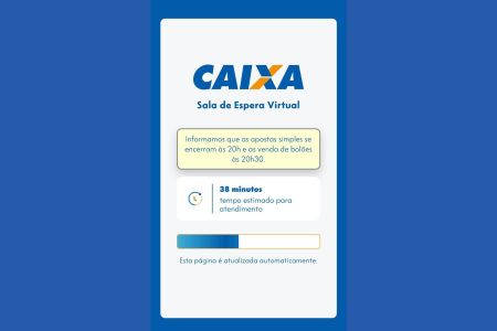 Fila de espera para apostar na Mega da Virada chegou aos 40 minutos