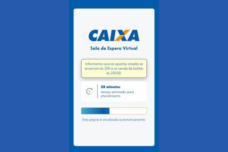 Fila de espera para apostar na Mega da Virada chegou aos 40 minutos