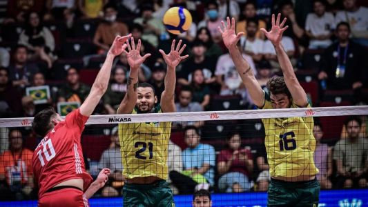 Polônia x Brasil na Liga das Nações de Vôlei