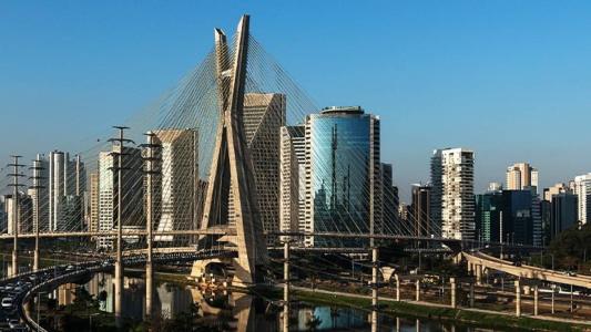 Ponte Estaiada fica na Zona Sul de São Paulo