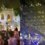 Vídeo: iluminação de Natal da Praça da Liberdade é inaugurada com coral e show de luzes