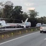 BR-262 é completamente interditada devido a grave acidente com morte, em Betim