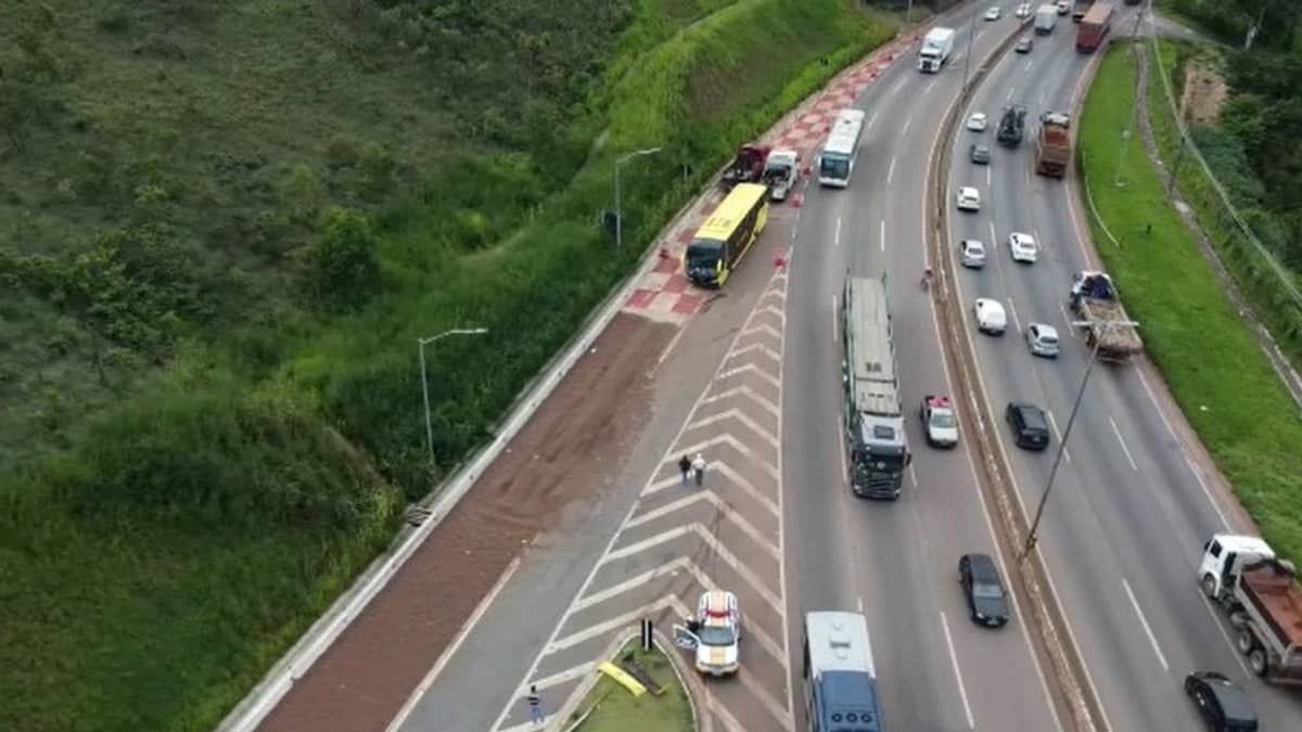 Área de escape do Anel Rodoviário é usada pela 5ª vez e evita acidente