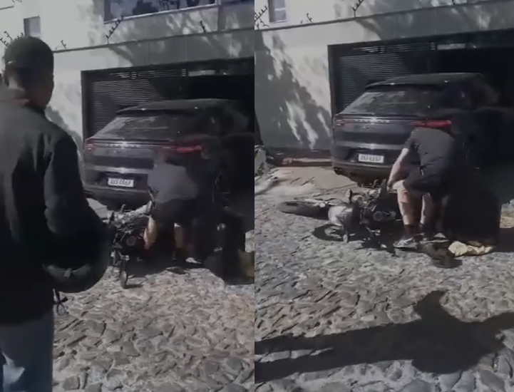 'Muita humilhação', relata motoboy após ser chamado de 'lixo' por motorista de Porsche em BH