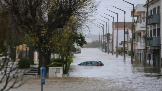 Tempestade Leonardo atinge Portugal