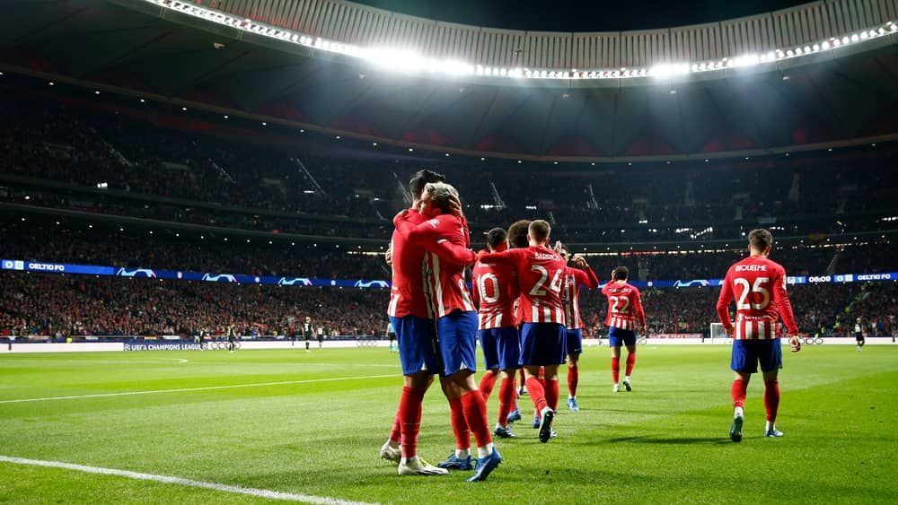 Atlético de Madrid goleia Celtic e vai à liderança na Champions League 