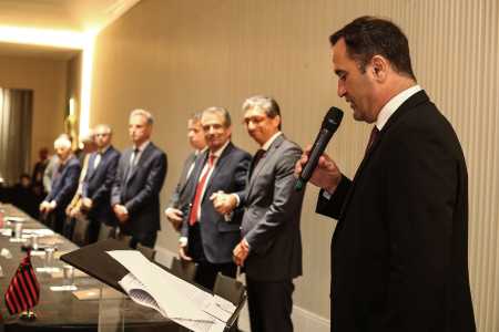 Posse de Luiz Eduardo Baptista, o Bap, como presidente do Flamengo
