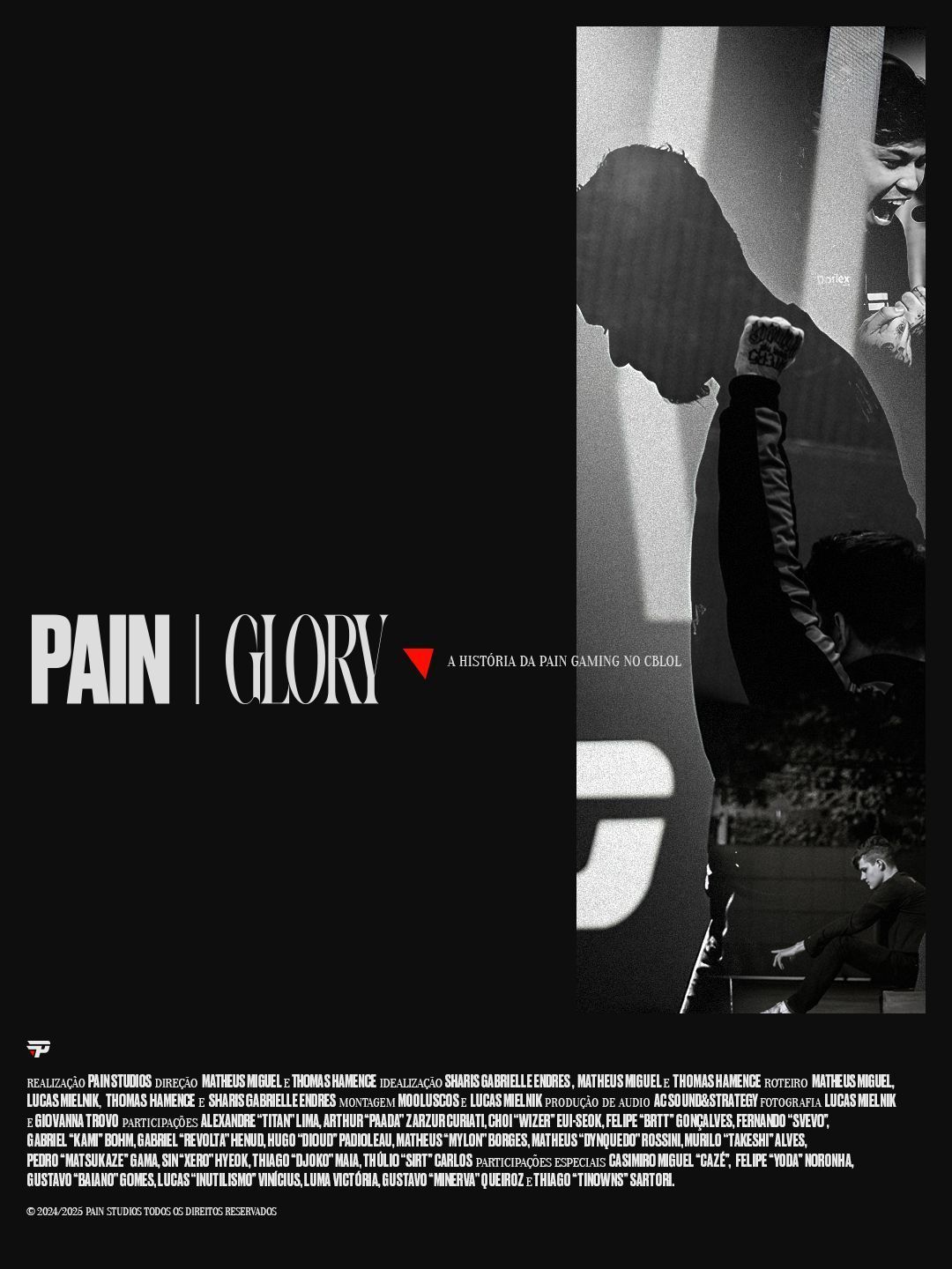 CBLOL: paiN Gaming prepara lançamento do documentário 'PAIN & GLORY'