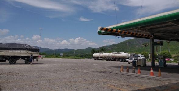 Posto Transanimais, onde aconteceu acidente envolvendo duas motos