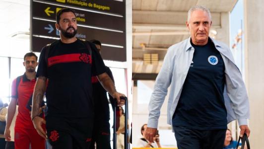 Danilo e Tite, técnicos de Pouso Alegre e Cruzeiro, respectivamente
