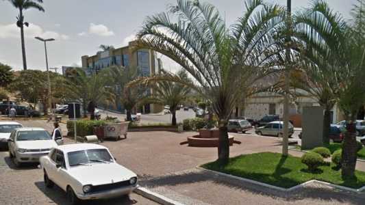 Praça no Centro de Guaxupé, no Sul de Minas