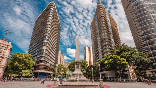 Praça Sete virou palco de evento cultural