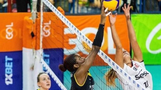 Praia Clube e Flamengo fizeram um jogo equilibrado nesta sexta-feira (28)