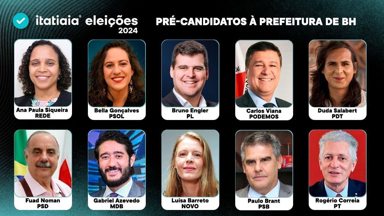 Itatiaia entrevista os pré-candidatos à prefeitura de Belo Horizonte