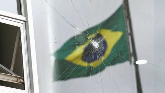 Prédio do Congresso Nacional ficou destruído após invasão de bolsonaristas