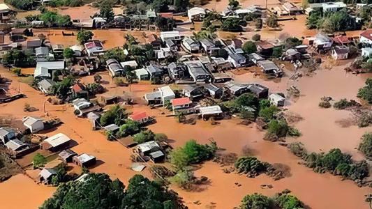 A chuva afetou, de alguma forma, 402.297 pessoas residentes em 107 cidades gaúchas