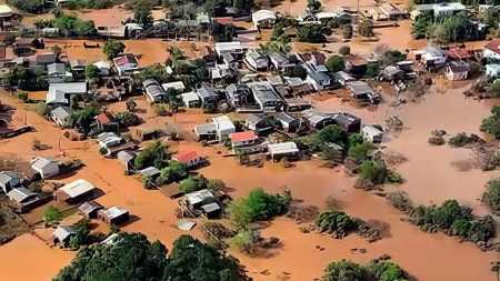 A chuva afetou, de alguma forma, 402.297 pessoas residentes em 107 cidades gaúchas