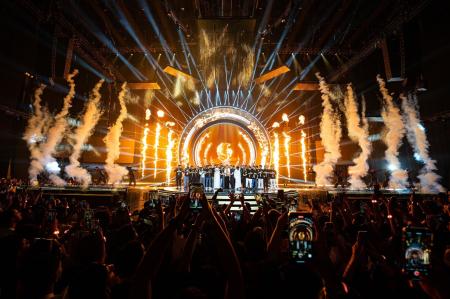 Premiação Esports World Cup em 2024.