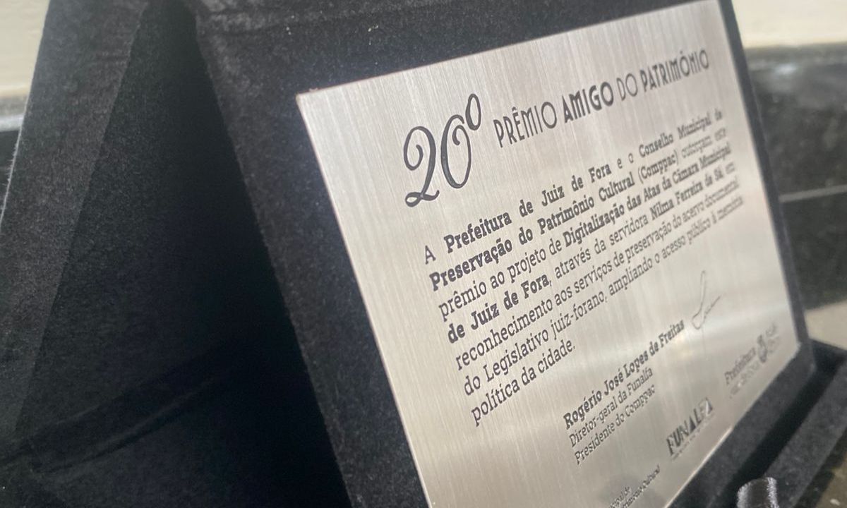 Reta final de inscrições para 21º Prêmio Amigo do Patrimônio em Juiz de Fora