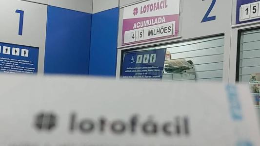 Prêmio da Lotofácil está acumulado em R$ 4,5 milhões