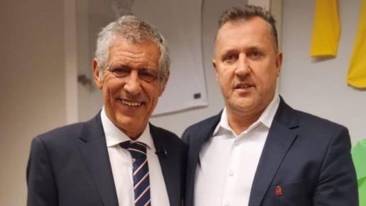 Presidente da Federação Polonesa de Futebol, Cezary Kulesza, publicou foto ao lado de Fernando Santos