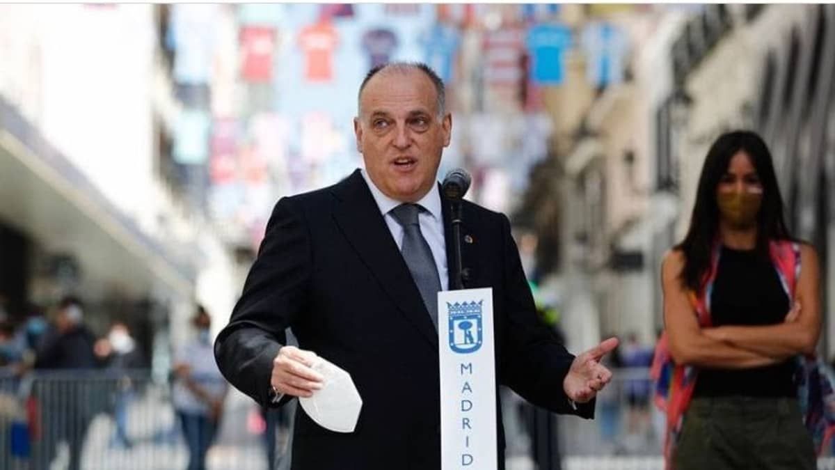 Presidente de La Liga volta a minimizar ataques a Vini Jr: 'Espanha não é racista'